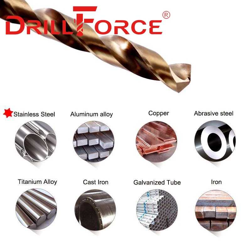 Фотография №2 товара 10 шт. 0,5 мм-8,0 мм M35 HSS-CO кобальтовые сверла спиральное