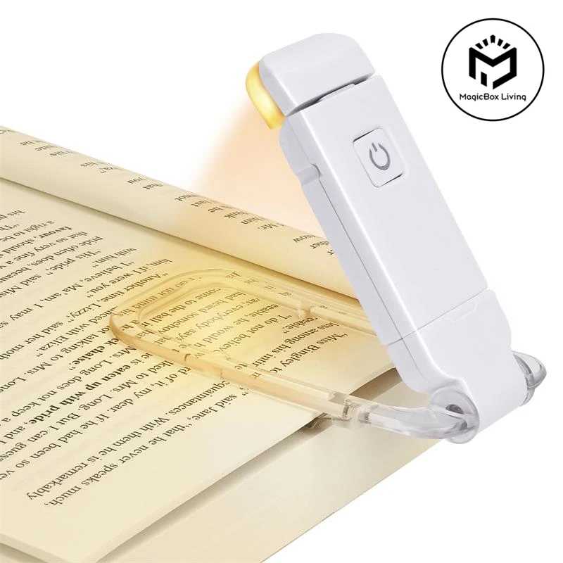 Светодиодный USB перезаряжаемый светильник для книг, светильник для чтения, защита глаз, ночник, портативный зажим, настольный светильник, закладка, светильник для чтения, ночник Внутреннее освещение