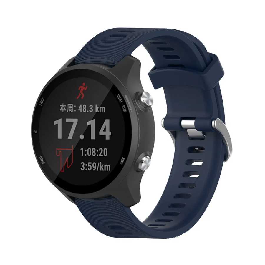 Фотография №2 товара Силиконовый ремешок 20 мм для Garmin Forerunner 245 245M 645,