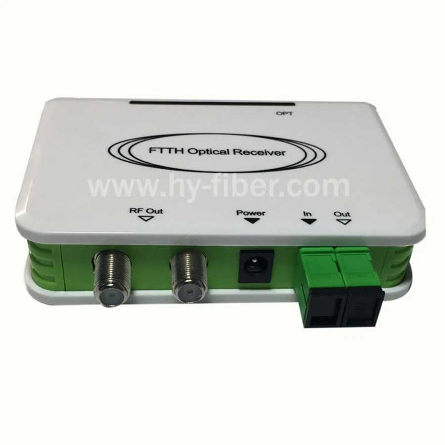 CATV оптический узел мини-приемник FTTH WDM конвертер Triplexer Minimode с двумя RF портами Оборудование для связи