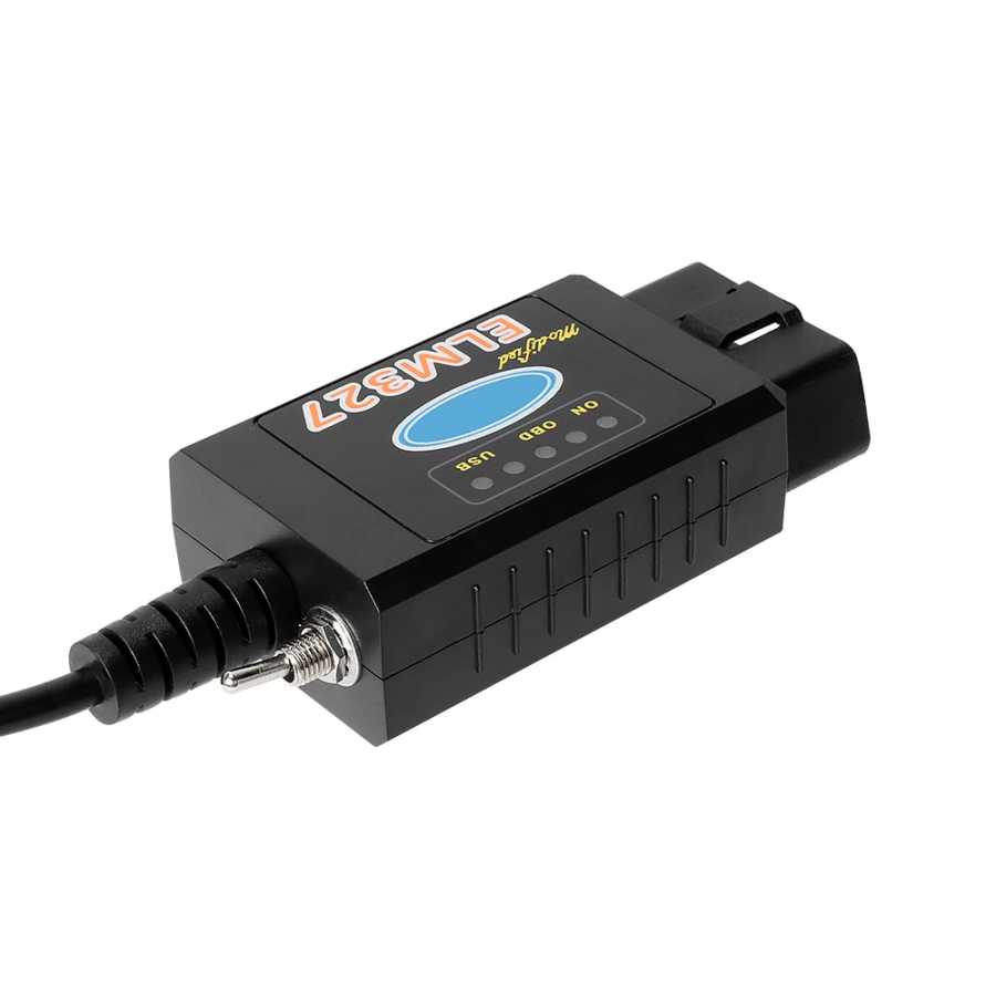 Фотография №2 товара Автомобильный диагностический сканер ELM327 V1.5 с USB-переключателем