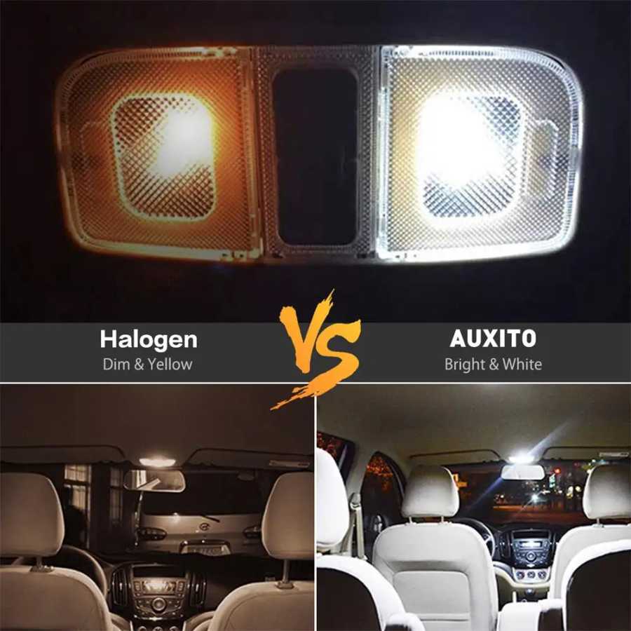 Фотография №2 товара AUXITO 10 шт. W5W T10 светодиодная лампа Canbus без ошибок