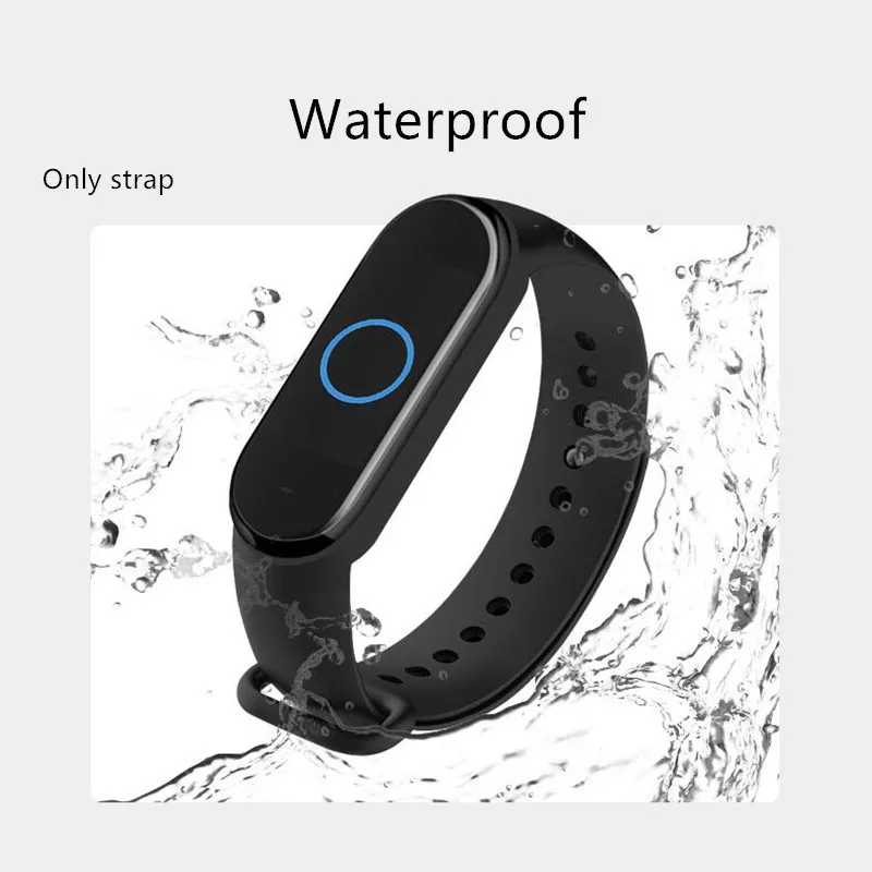 Фотография №4 товара Мягкий силиконовый ремешок для xiaomi mi band 6 5, аксессуары
