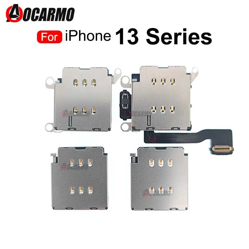 Новый гибкий кабель с двумя разъемами для считывания SIM-карт для iPhone 13 Pro 13ProMax/Single 13, мини-запасные части SIM-карты и аксессуары