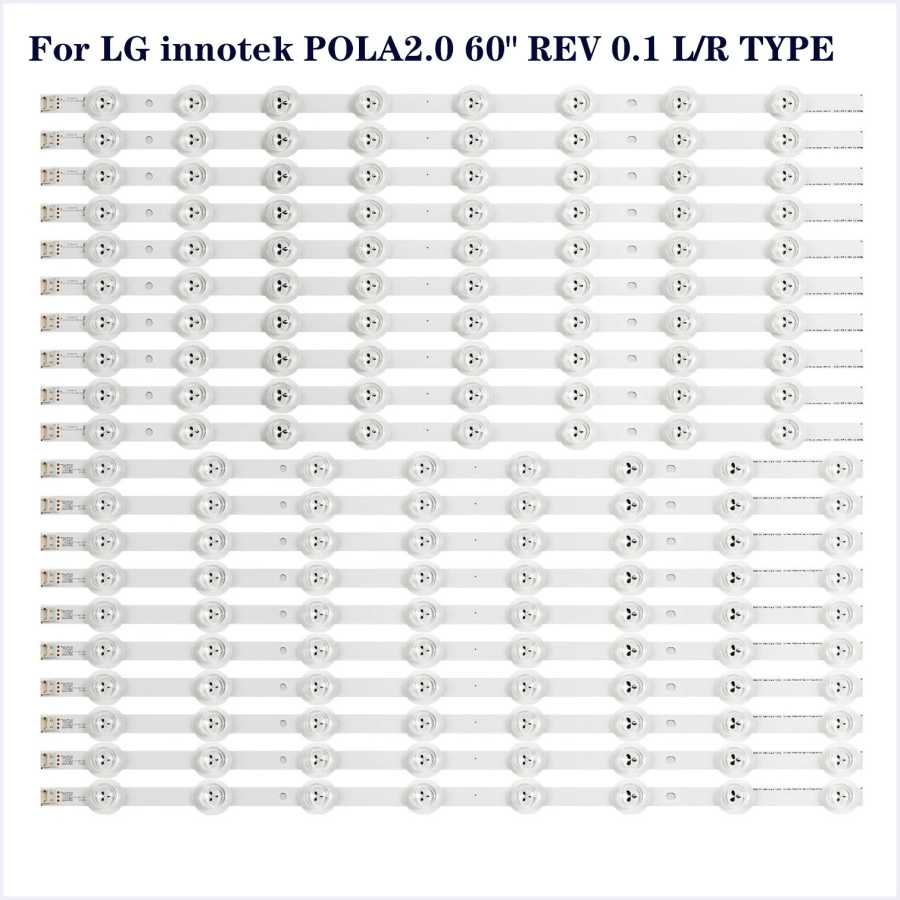 Лента светодиодной подсветки для POLA 2.0 60 дюймов 60LA7400 60LN549E 60LN5400 60LN5600 60LA620S 60LA6200 HC600DUD-SLFP1 Серверы и промышленный компьютер