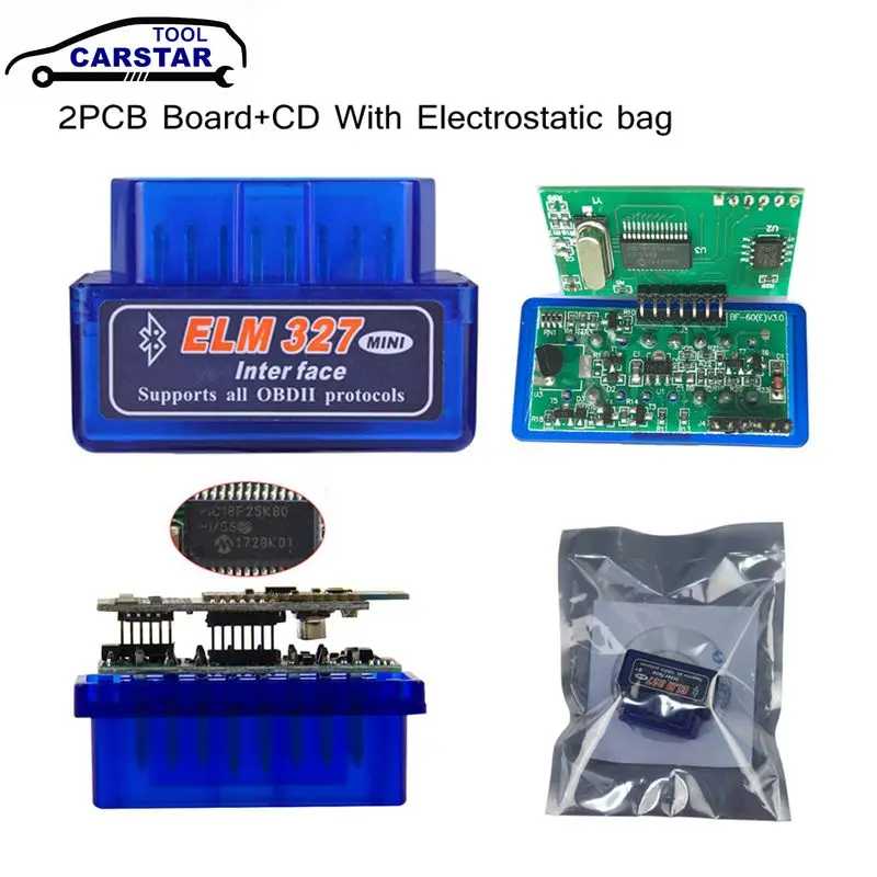 Новейший сканер ELM327 V1.5 PIC18F25K80 ELM327 OBD2 ELM 327 Bluetooth-совместимый адаптер для Android/ПК ELM 327 OBD2 ELM327 V1.5 Инструмент для ремонта автомобилей