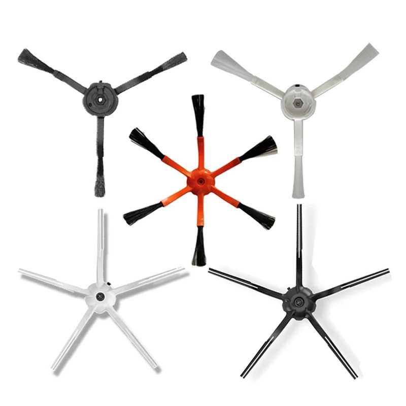 Замена боковой щетки на 3-6 рычагов для робота-пылесоса Roborock E4 S5 Max S6 Pure MaxV, моющаяся щетка, запасные части, аксессуары Запчасти для бытовой техники