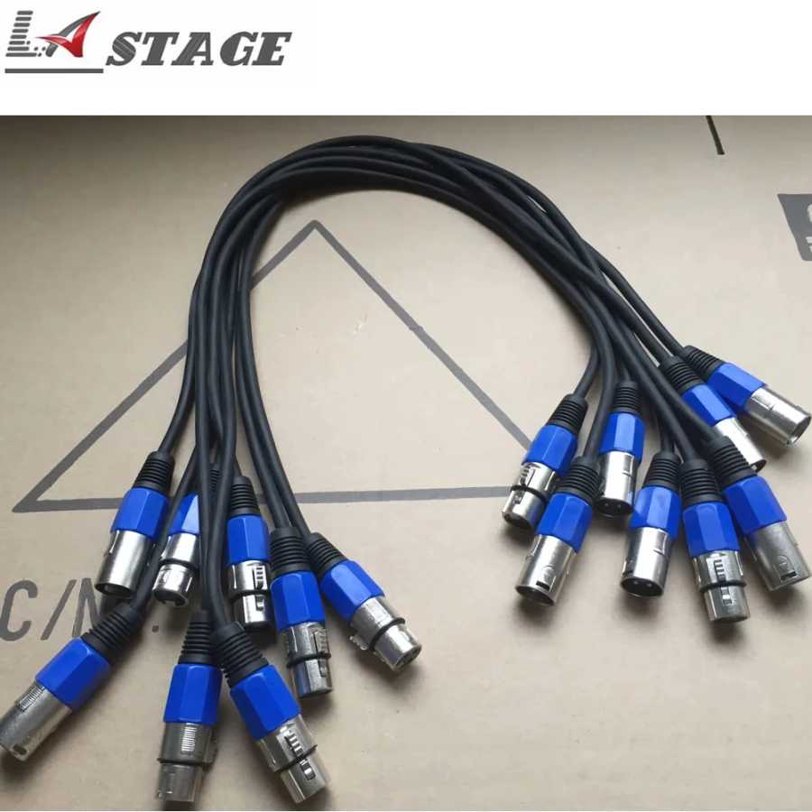 Сценическое освещение, кабель DMX Dmx512, 1-10 м, 3-контактный разъем, сценическое освещение Коммерческое освещение