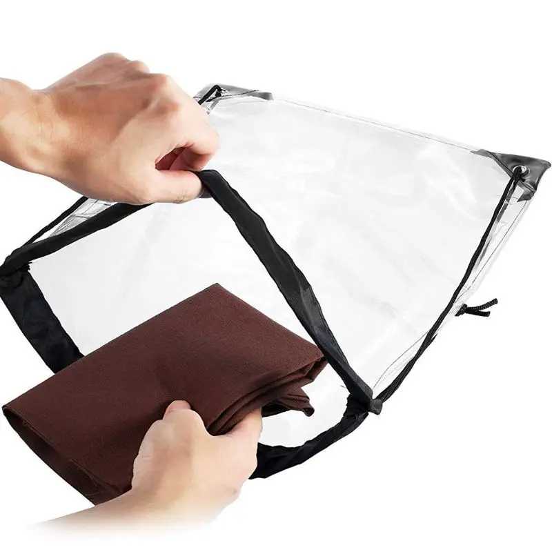 Фотография №3 товара Новый прозрачный рюкзак на шнурке Cinch Sack, школьная сумка-тоут, спортивная