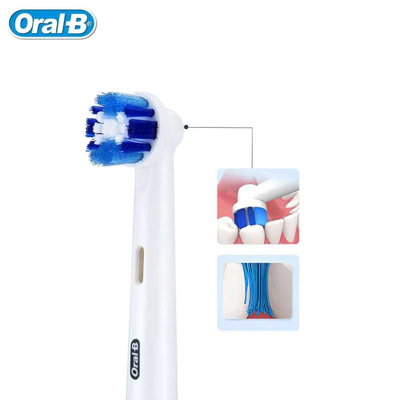 Фотография №2 товара 4 головки Oral-B Точная очистка сменная электрическая зубная щетка головки