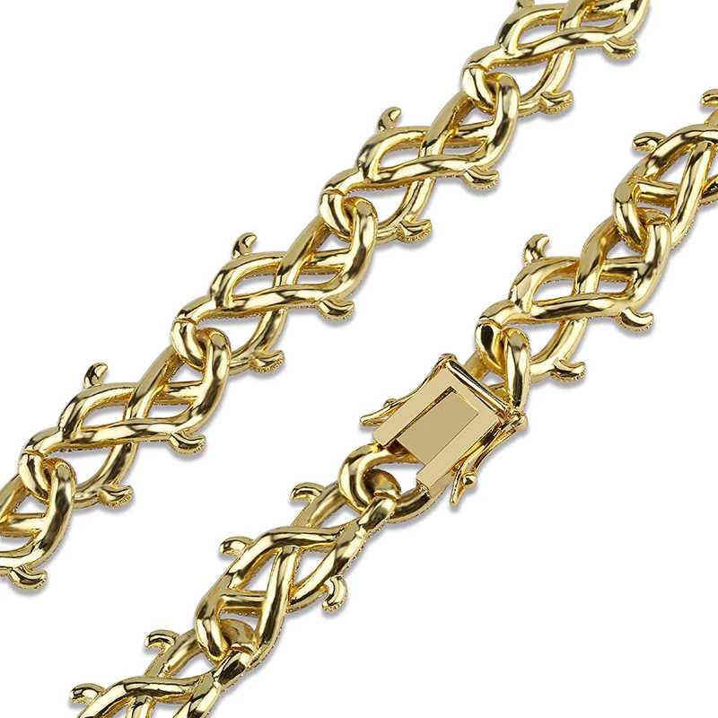 Фотография №3 товара TOPGRILLZ 18 мм Iced Out кубический циркон Корона шипов кубинская