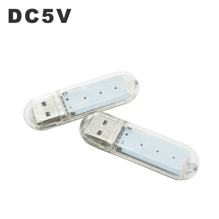 Фотография №2 товара Светодиодный USB-ночник Портативный U-диск лампа 3 светодиода 1,5 Вт лампы