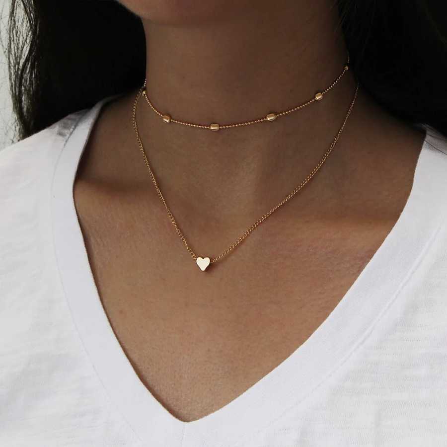 Женское уличное украшение для съемки, многослойное ожерелье до ключицы, элегантное ожерелье, новинка Бижутерия