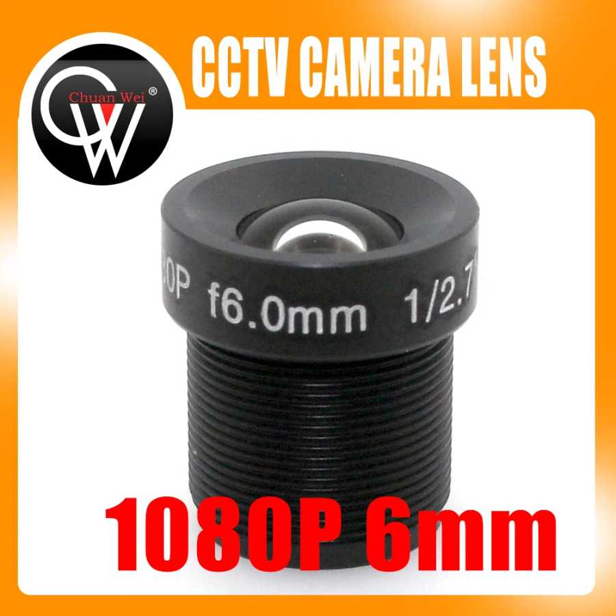 1080P CCTV 6 мм 8 мм 12 мм объектив m12 65 градусов 1/2,7 дюйма 6 мм для HD Full HD камеры видеонаблюдения IP-камера M12 * 0,5 MTV Mount Видеонаблюдение