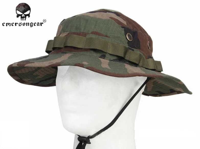 Emersongear-Airsoft Combat Hat, Woodland, EM8735 Спортивные аксессуары