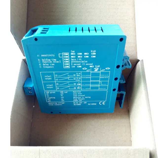 Безопасность DC12V/24V Автомобильный Магнитный петля детектор петли для дорожных барьеров Доступ к автоматизации здания