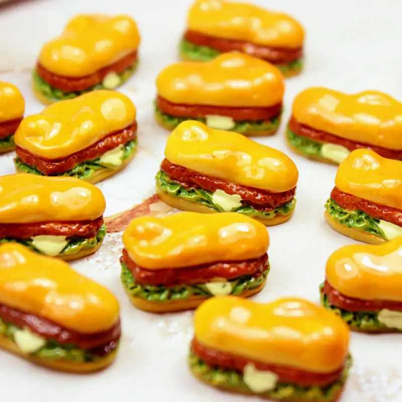 Фотография №4 товара 8 шт., мини-моделирование еды для кукол, детские кухонные игрушки, кукольный