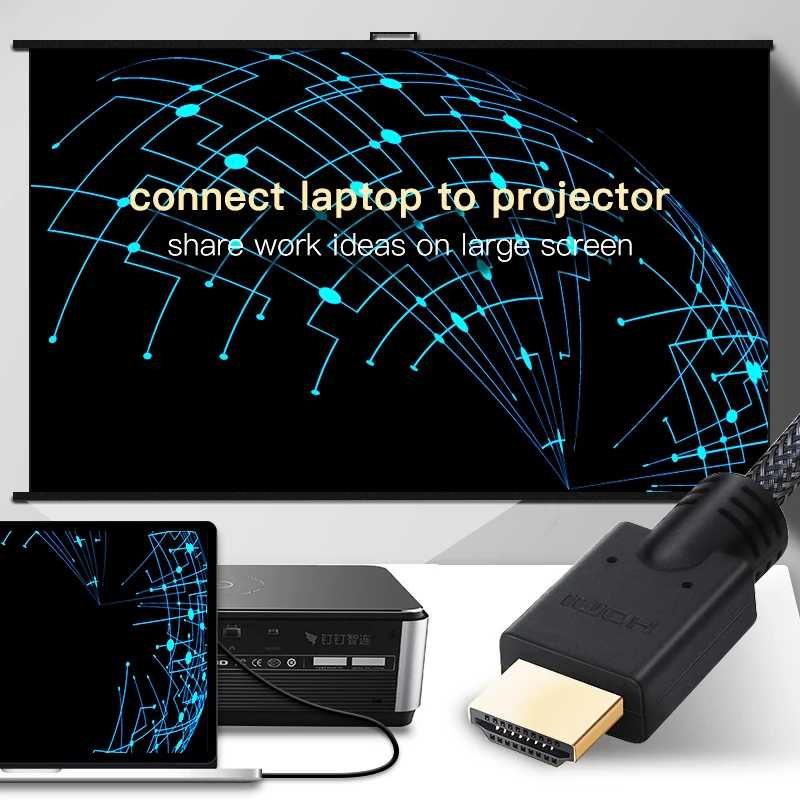 Фотография №4 товара Lungfish длинный HDMI кабель 5 м 7,5 м 10 м