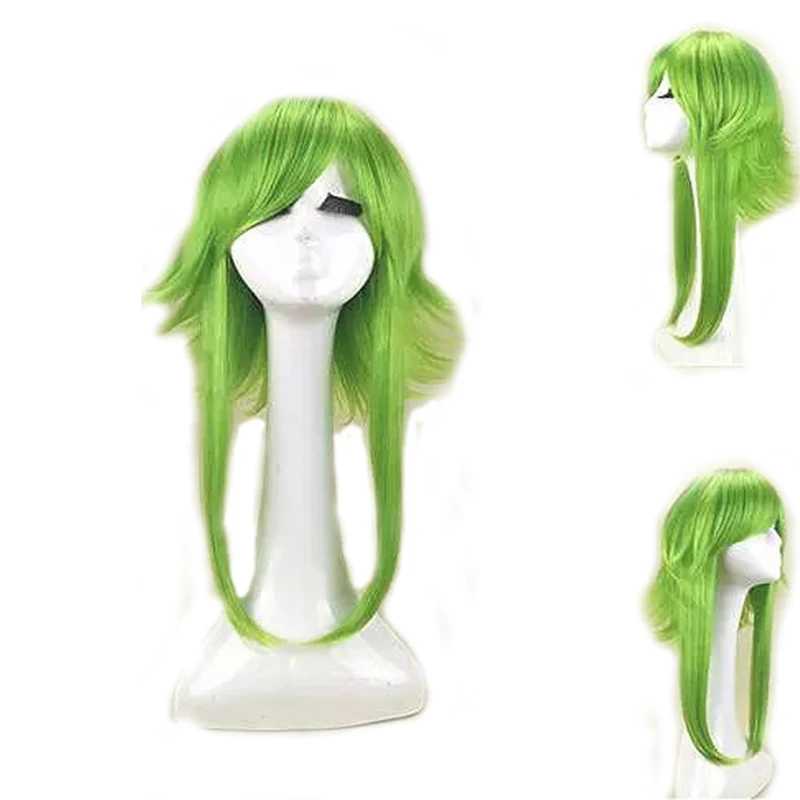 Фотография №1 товара Женский парик для косплея HAIRJOY VOCALOID GUMI, зеленые термостойкие синтетические