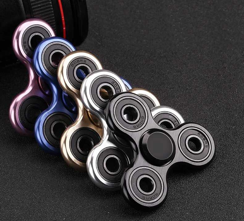 Фотография №5 товара Металлические игрушки-спиннеры, EDC Hand Spinner, антистрессовые игрушки, антистрессовая игрушка-спиннер для