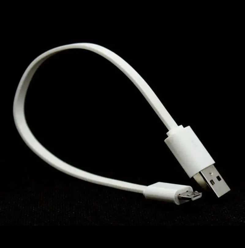 Фотография №2 товара 18-20 см кабель Usb-Лапша Micro USB зарядное устройство V8 порт