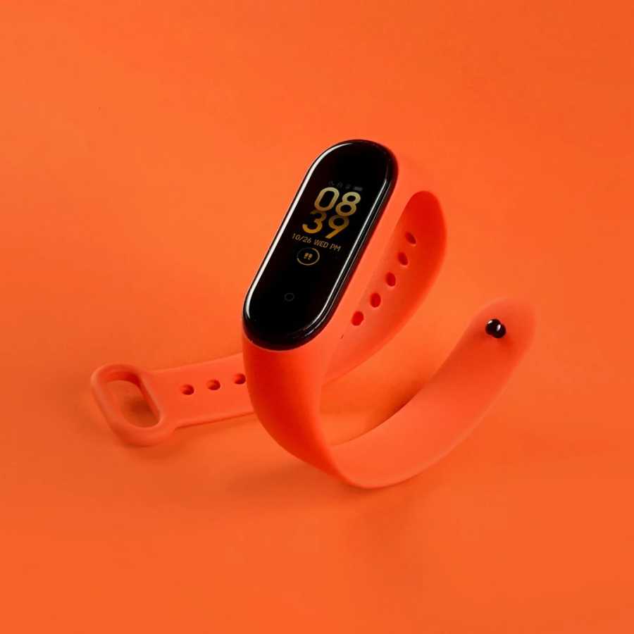 Фотография №5 товара Оригинальный ремешок для Xiaomi Mi Band 4 NFC, ТПУ, черный,