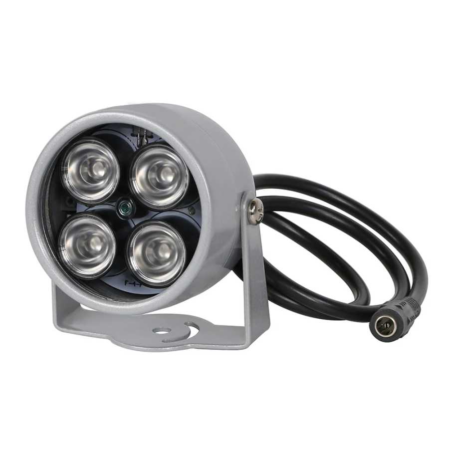 Фотография №3 товара AZISHN CCTV светодиоды 4-массивный ИК-светодиодный осветитель ИК-инфракрасный водонепроницаемый заполняющий свет