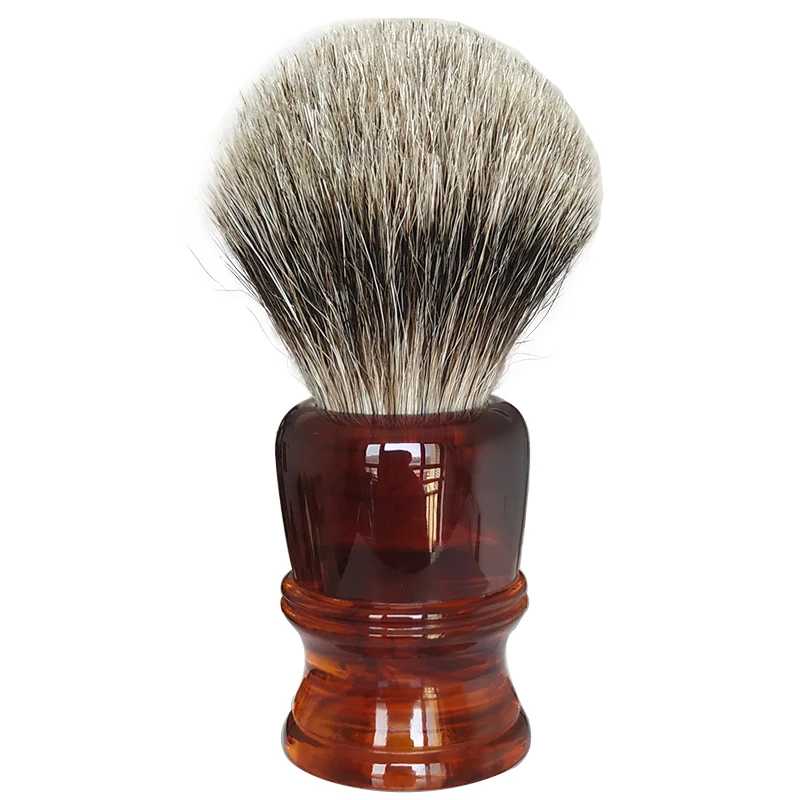 Dscosmetic 22MM Янтарный дым лучшая щетка для бритья волос барсука Бритье и удаление волос