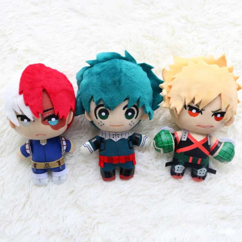 15 см My Hero Academia аниме Izuku Midoriya Katsuki Bakugou Shouto Todoroki плюшевая игрушка-подвеска мягкая плюшевая кукла в подарок Мягкие игрушки