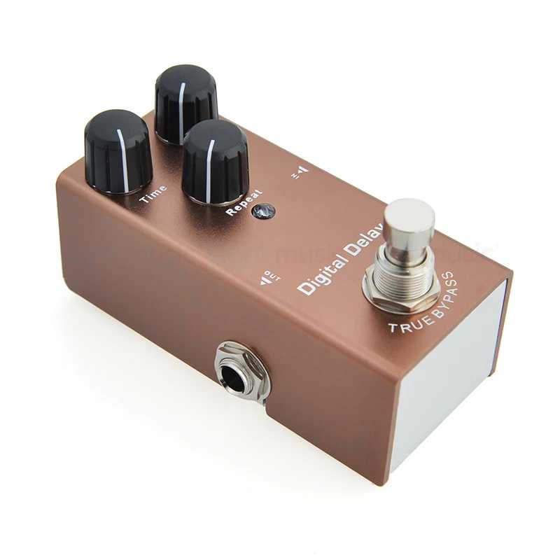 Фотография №1 товара Электрогитарная педаль винтажного овердрайва/тремоло/ультимейт-драйва, адаптер питания 9В 1А, вилки US/EU/UK/AU,