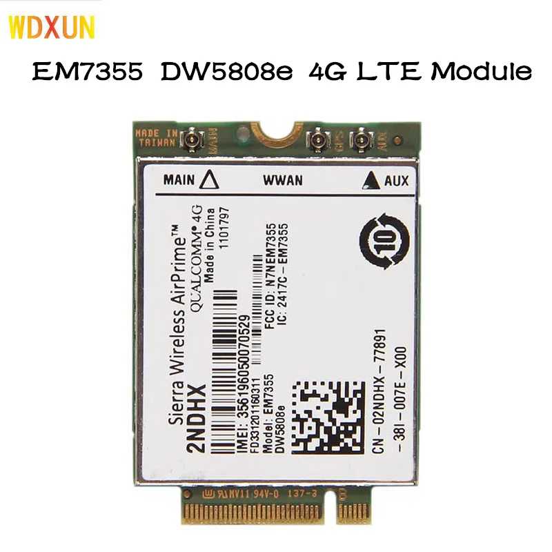 Em7355 dw5808e lte/evdo/hspa + 42 Мбит/с ngff 4g m&oacute;dulo para dell venue 11 pro latitude 14 12 11 pro latitude 14 12 airprime Сетевое оборудование