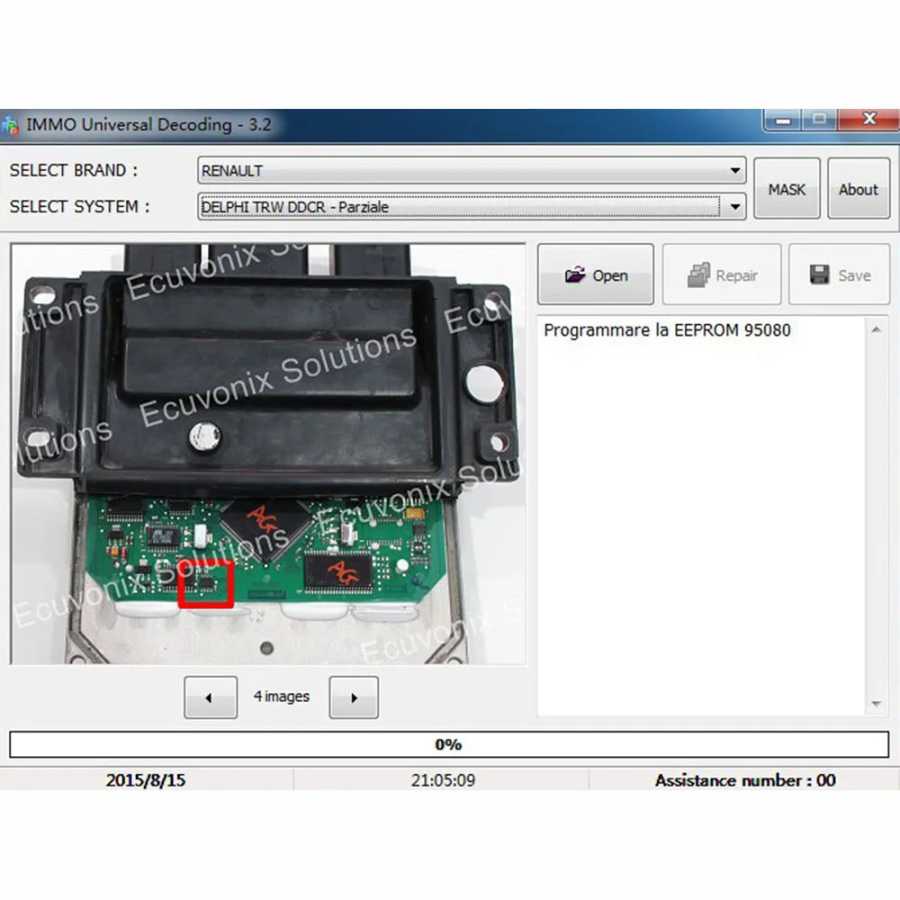 Фотография №4 товара EcuVonix IMMO Универсальное декодирование v3.2 Удаление кода IMMO ECU +