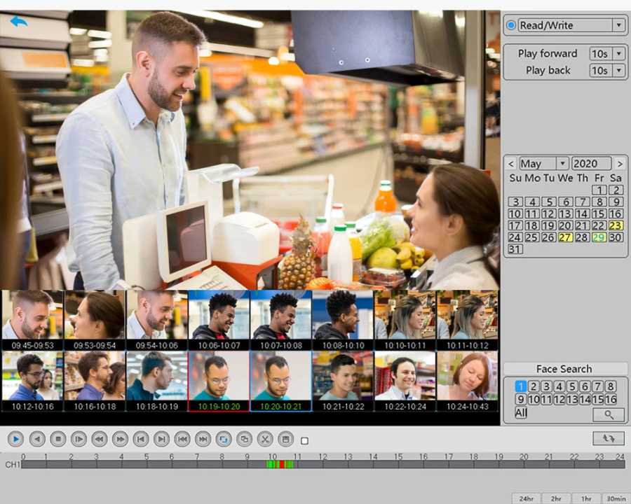 Фотография №2 товара 4k Ultra HD POE NVR видеорегистратор Распознавание лиц Onvif H.265