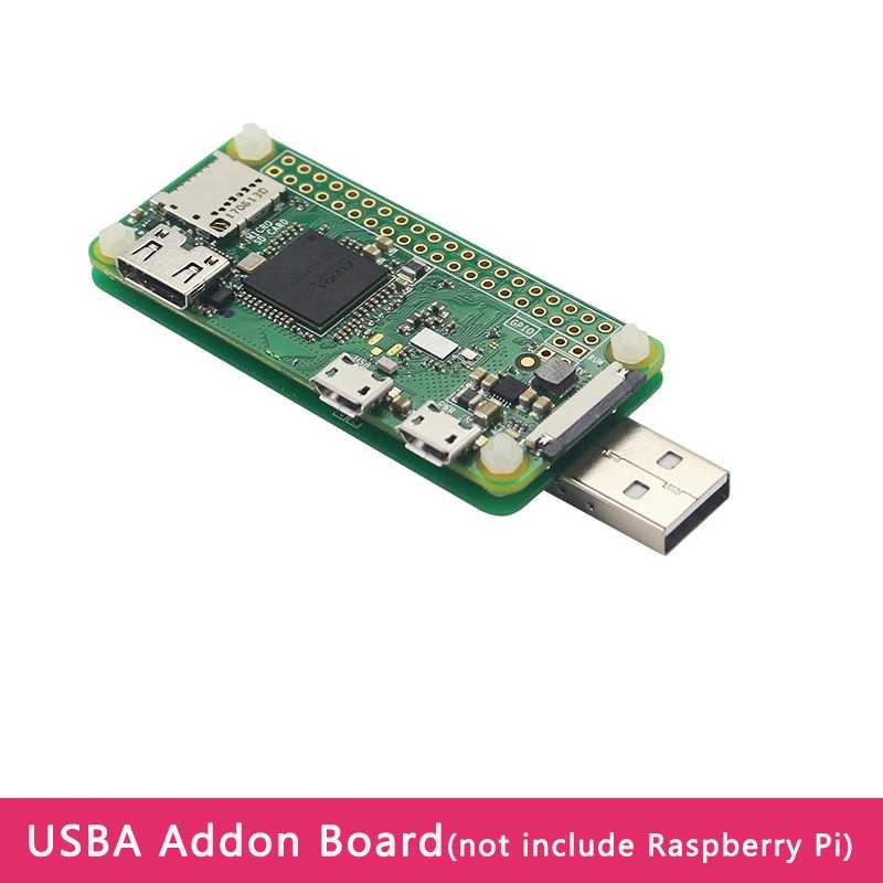 Плата расширения Raspberry Pi Zero USB Addon USBA Дополнительная плата расширения с акриловым корпусом для Raspberry Pi Zero 2 Вт WH 1.3 Компьютерные комплектующие