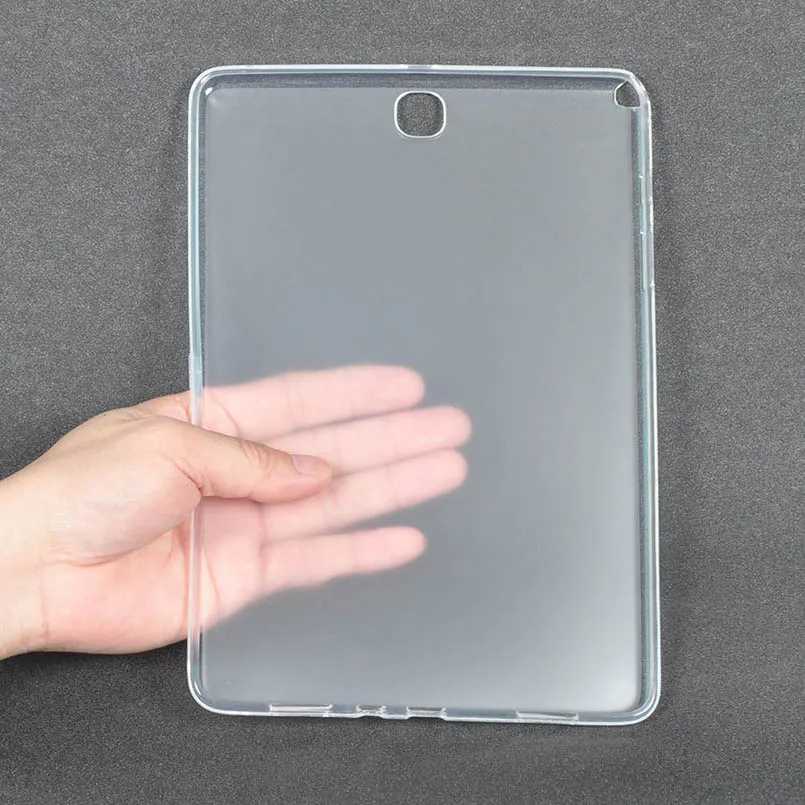 ТПУ чехол для Samsung Galaxy Tab A 9,7 дюйма SM-T550 T555 прозрачный противоударный мягкий чехол-накладка для планшета защитный чехол-бампер Аксессуары и запчасти для планшетов