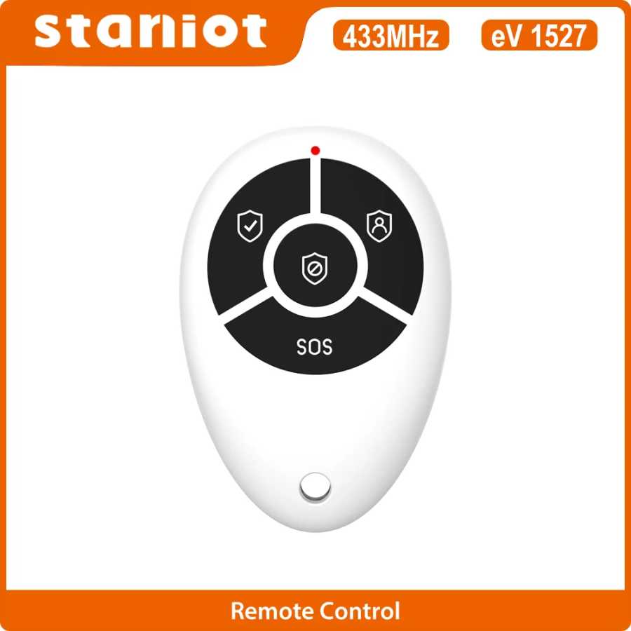 Беспроводной пульт дистанционного управления Staniot 433 МГц, высококачественный, портативный, 4 кнопки, для систем охранной сигнализации WIFI GSM для дома Доступ к автоматизации здания