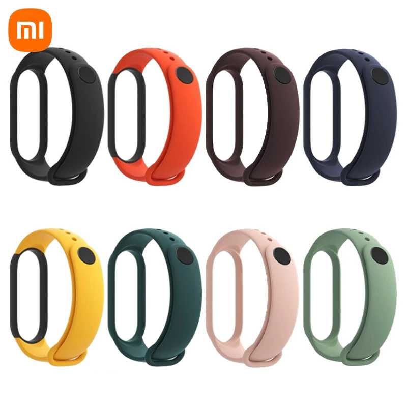 Оригинальный ремешок на запястье Xiaomi Смарт аксессуары для Mi Band 5 6 NFC смарт-браслеты Умная электроника