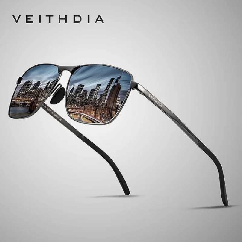 Брендовые мужские винтажные спортивные солнцезащитные очки VEITHDIA, поляризационные линзы UV400, аксессуары для очков, мужские уличные солнцезащитные очки для женщин V2462 Очки и аксессуары