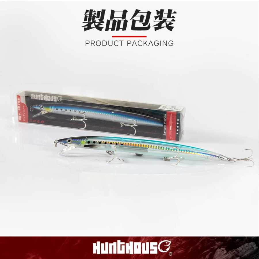 Фотография №4 товара Рыболовные приманки Hunthouse Minnow для дальнего заброса, плавающие, 143 мм/14
