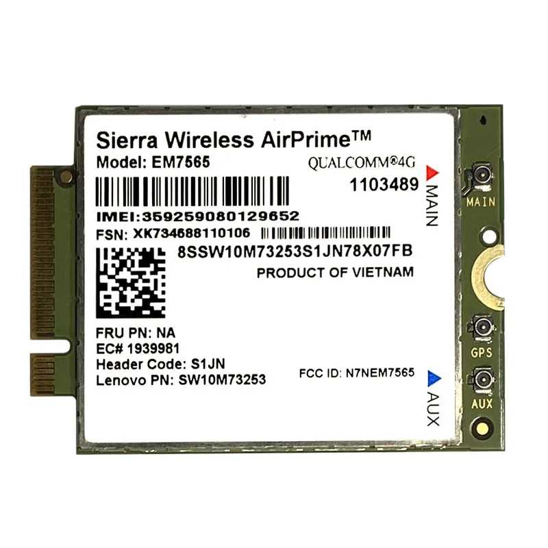 Фотография №2 товара Модуль Sierra Wireless EM7565 LTE-Advanced Pro Cat-12 для глобальной связи