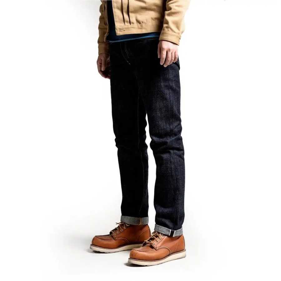 SD107-0001 Red Tornado Heavy Weight Indigo Selvage Unwashed Брюки Unsanforised Thick Raw Denim Jean 17 унций Деним (новый)