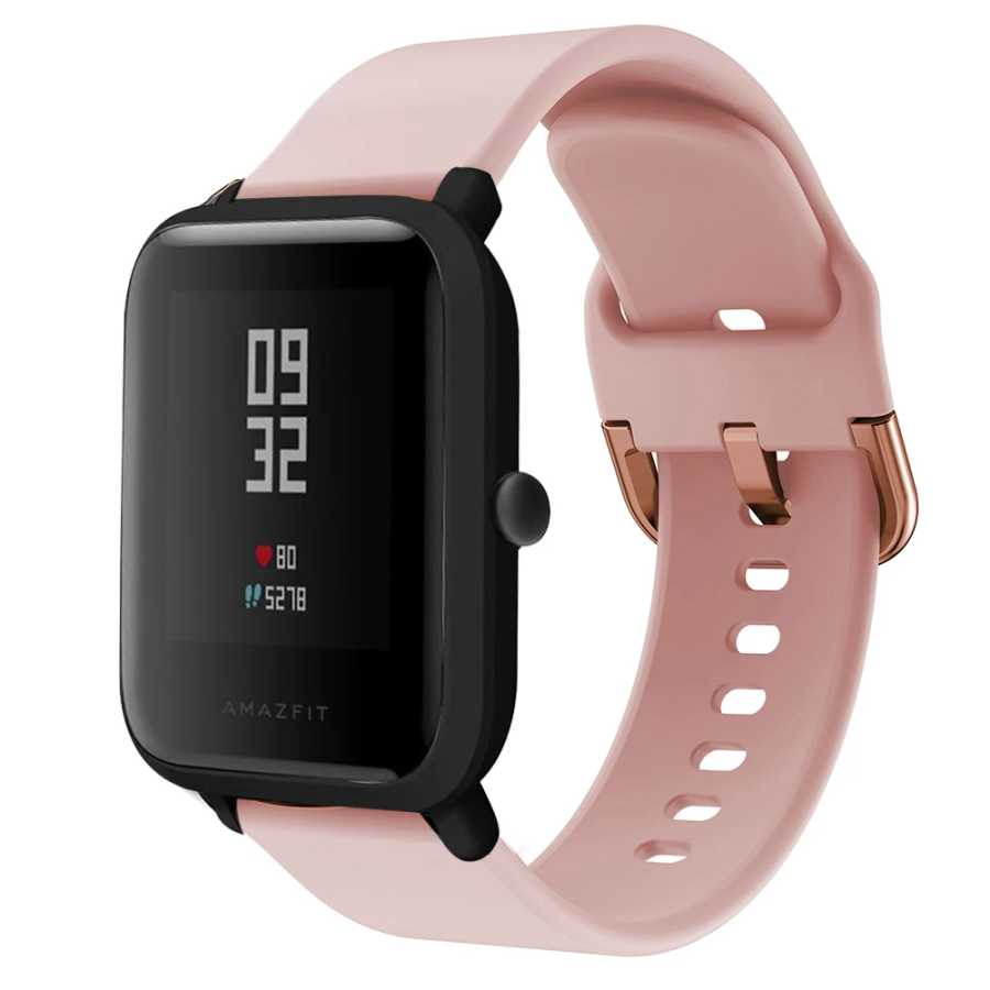 Фотография №1 товара Силиконовый ремешок 20 мм для Xiaomi Huami Amazfit Bip Lite