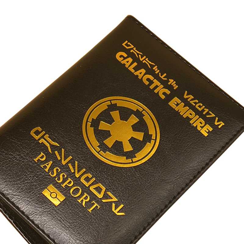 Фотография №2 товара Новая обложка для паспорта с логотипом Galactic Empire, черные чехлы