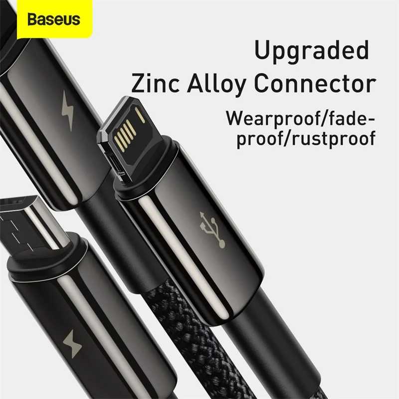 Фотография №5 товара Baseus 3 в 1 USB-кабель типа C для iPhone 12
