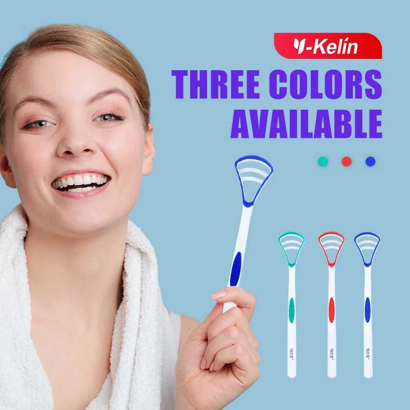 Фотография №3 товара Y-Kelin продажа, силиконовый скребок для языка, щетка для очистки еды,