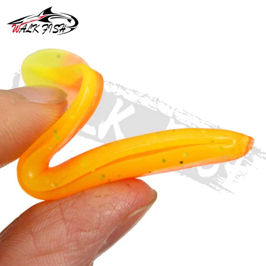 Фотография №1 товара WALK FISH 10 шт., мягкие приманки 5,5 см, 6,3 см,
