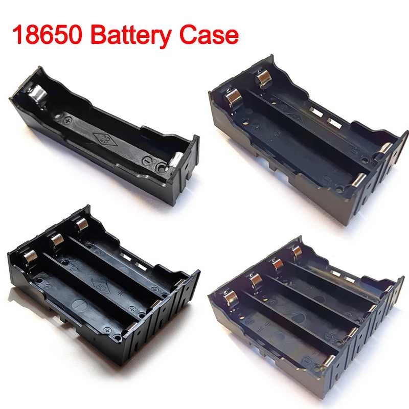 Новый DIY ABS 18650 Чехлы для аккумуляторов 1X 2X 3X 4X 18650 Чехол для хранения аккумуляторов 1 2 3 4 слота Контейнер для аккумуляторов Жесткий штифт Аксессуары и запчасти