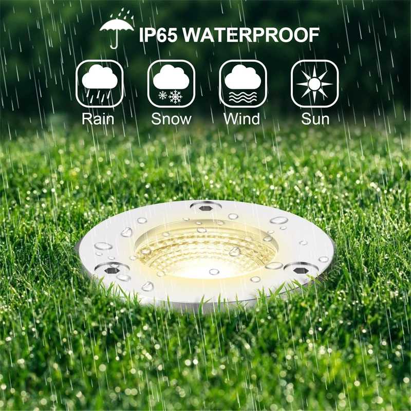 Фотография №1 товара Водонепроницаемый светодиодный подземный светильник IP65 6W 10W для улицы, сада,