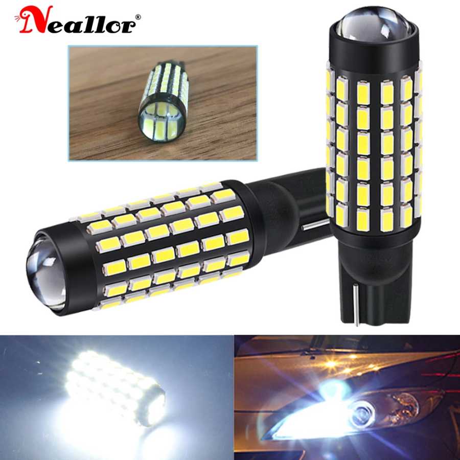2x Высокая мощность T10 194 920 912 921 168 Светодиодные лампы Canbus Extreme Bright 78 SMD 3014 Чип-лампы Автомобильная парковка Резервный задний широкий свет 12 В 