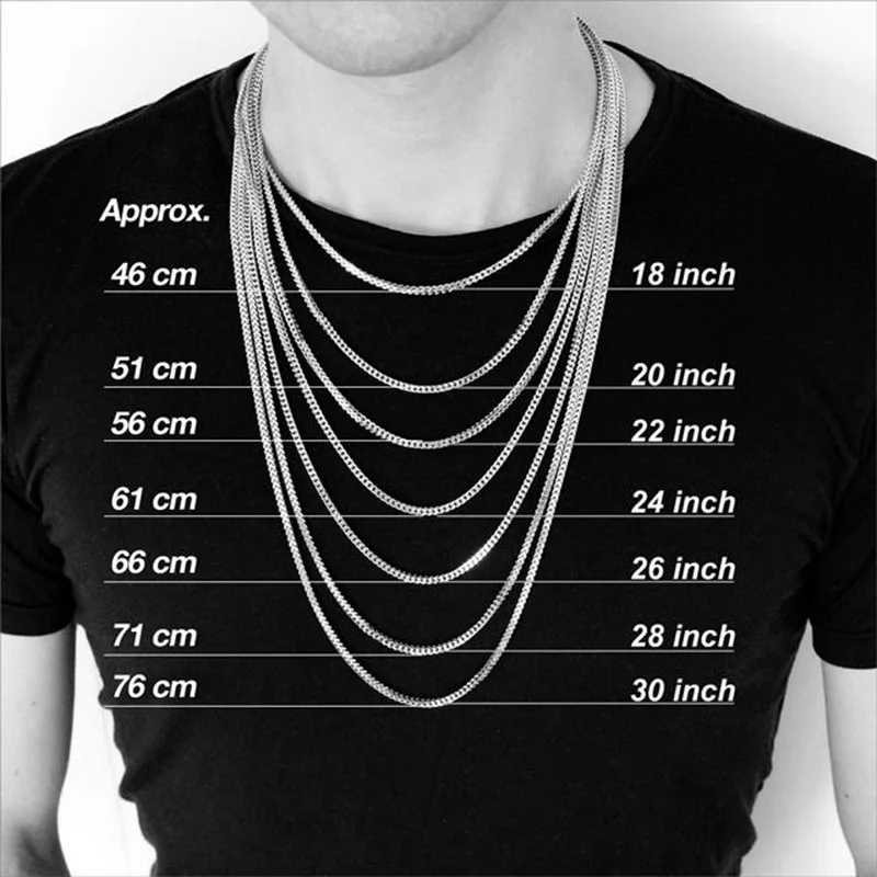 Фотография №5 товара Кубинская Женская цепочка Vnox, базовые панцирные цепочки из нержавеющей стали